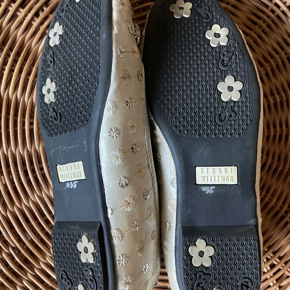 Stuart Weitzman satin ballet flats - Picture 3 of 6